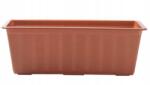 Prosperplast Erkélyláda 40 cm műanyag terrakotta virágok és gyógynövények számára (IS400-R624)