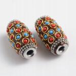 Mixform Polimer agyag gyöngyök 32x18mm 2db (13WB12784)