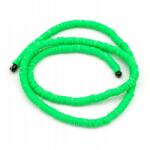 Mixform Heishi Handmade Polimer Öko Agyag gyöngyök, korong, 4x1mm, 375db/40cm/szál (13WB29936)