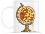 printfashion Pizza földgömb - Bögre - Fehér (17841620)