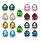 MIXFORM Varrható strassz készlet Üveg Rozsdamentes acél, 18x13mm, 2db/szín 18db (13WB31881)