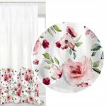 Prestiqua Függöny Rosally 140x250 Rózsa Szalag (Polski Produkt)