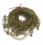 MIXFORM Csavarozott lánc, Vas, Ovális, Hegesztés nélküli, Bronz, 8x6x1mm, 5m (14WB6617)