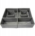 Springos Periea Fiókrendező Szett, 6 db-os, összecsukható, fehérneműhöz (1017856)