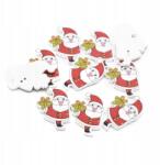 MIXFORM Fa gombok Mikulás 33x23x2.5mm 10db (14WB9609)