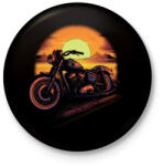 printfashion Motor a naplementében - Kitűző, hűtőmágnes - Fekete (17833132)