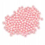Mixform Akril gyöngy, kerek, rózsaszín, 6mm, 25g~210db (13WB24817)