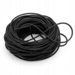 MIXFORM Gumizsinór, Szintetikus, Tömör, Kerek, Lyuk nélküli, Fekete 2mm, 20m (13WB21034)