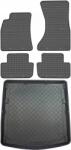 Max-Dywanik Audi A4 B8 Sedan 01.2008-10.2015-től Szett Autószönyegek csomagtartó