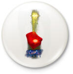 printfashion Török Edina 02 - Kitűző, hűtőmágnes - Fehér (17740153)