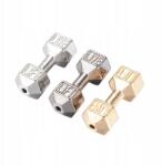 Mixform Fém gyöngyök, "Lift And Live" felirat, vegyes színek, 20x8x7mm, 4db (13WB15322)