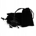  Ajándéktasak Velúr, Fekete, 7x5cm, 5db (13WB31977)