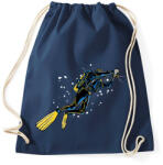 printfashion Kutakodó búvár - Sportzsák, Tornazsák - Sötétkék (17834177)