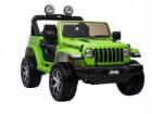 LeanToys Akkumulátoros autó Jeep Rubicon 4x4 Zöld (5908275996736)