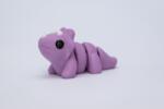  Gyerek figura állatok 3D nyomtatás színes dino baby lila (dino baby)