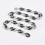 MIXFORM Kézzel készített akril lánc 29x21x6mm 1m (13WB23671)