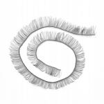 MIXFORM Szempilla játékhoz és barkácsoláshoz, fekete, 195-200x8mm, 4db/csomag (13WB26801)