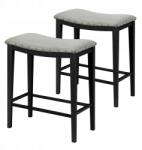 Timeless Tools Kárpitozott bárszék 2db, szürke (HOP1001750)