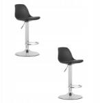 Oskar Hoker Hoga, fekete, króm alap, 2 db (3774_2-DANSK/HOGA-DANX75)