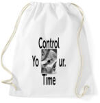 printfashion Control Your Time. - Sportzsák, Tornazsák - Fehér (17733567)