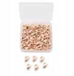 MIXFORM Karabiner-Lobster kapocs, Rózsaszín arany, 12x6mm, 100db tartály (13WB30600)