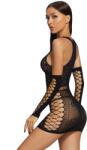 Stimex Szexi Csipkés Ruha Kesztyűvel