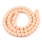 Mixform Polimer agyag gyöngyök, Handmade, Oszlop, 6.5x6mm, 58db/38cm/szál (13WB30048)