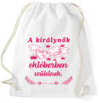 printfashion Szülinap királynők okt pink - Sportzsák, Tornazsák - Fehér (17742567)