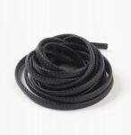 MIXFORM Zsinór Természetes bőr, Diy, Fonott, Festett, Fekete, 10x5mm, 1m (13WB18227)