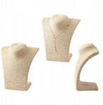 MIXFORM Display, Bőrrel és Rattannal bevont mellszobor, 22.3x19.5x11.5cm, 1db (13WB11362)