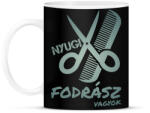 printfashion Nyugi fodrász vagyok - Bögre - Fekete (17811489)