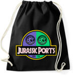 printfashion Jurassic ports - Sportzsák, Tornazsák - Fekete (17779248)