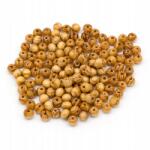 MIXFORM Fa gyöngyök Természetes Nyers golyók, 6mm, Lyuk 1, 5mm, 25g~330db (13WB24962)