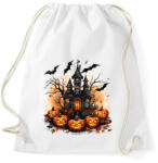 printfashion Halloween kastély - Sportzsák, Tornazsák - Fehér (17751665)