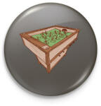 printfashion Csocsó asztal - Kitűző, hűtőmágnes - Sötétszürke (17822333)