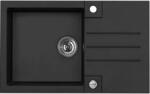 Alveus ROCK 130 gránit mosogató Szín: Fekete