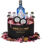  Drink For You feliratos Citadelle Gin Tonik Ajándék csomag fekete díszdobozban