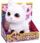 Global Express Interaktív plüss cica - fehér (AD933-223E)