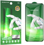 BOROFONE Edzett üveg BF8 Diamond Armor Teljes Képernyős 5D Nagy Ív iPhone 16 Pro - 10 darab üvegfólia