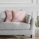  Díszpárnahuzat HENRY szín púderrózsaszín jacquard dombornyomott motívum geometrikus 45x45 decoking