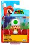 Super Mario Figurina articulata, Super Mario, Green Toad, 6 cm Figurina