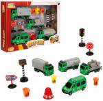 Sunman Set de joaca cu vehicule, Maxx Wheels, City Sanitation, Verde