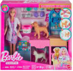 Mattel Set de joaca cu papusa, Barbie, Clinica Veterinara, JFX93 Papusa Barbie