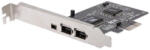 Makki PCIe карта Makki PCI-E card to Firewire 1394a (3+1) ports (MAKKI-PCIE-1394a-4x)