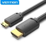 Vention AGHBG HDMI kábel 1, 5 M HDMI Type C (Mini) HDMI A-típus (Standard) Fekete (AGHBG)