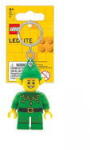 LEGO® Breloc minifigurina Elf, LEGO, verde/galben, lanterna LED (LGL-KE181)