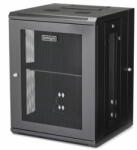 StarTech - 4 oszlopos 15U fali hálózati szekrény 1U polccal, 19" - RK1520WALHM (RK1520WALHM)