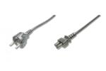 ASSMANN Cablu de alimentare Schuko/IEC C5 M/F drept negru 1, 8 m (AK-440103-018-S)