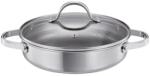 Tescoma SteelCRAFT mély serpenyő fedővel ø 24 cm, 2 fül