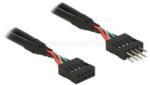 Delock USB 2.0 tűs hosszabbító kábel 10 tűs apa / anya 10 cm (DL83872) (DL83872)